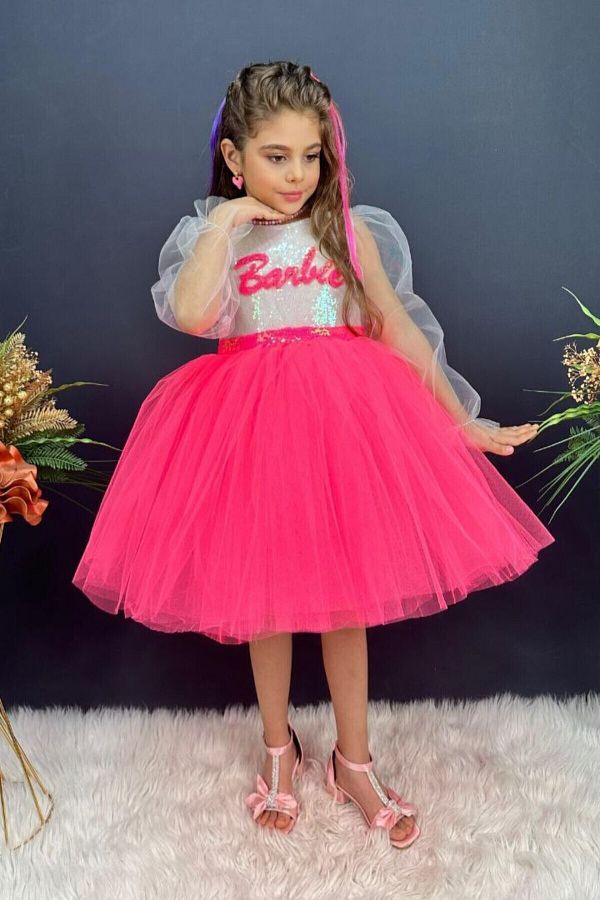 Children's top barbie dress