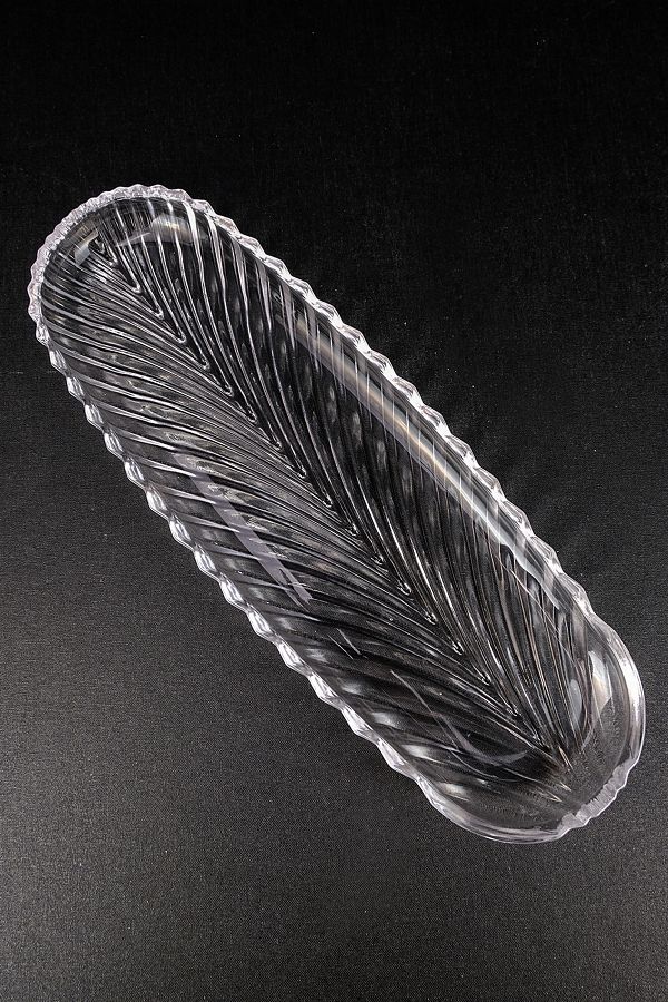 Digithome-Glass Serving and Presentation Plate 39 Cm – SN.BLK.004 C1-1-288 1