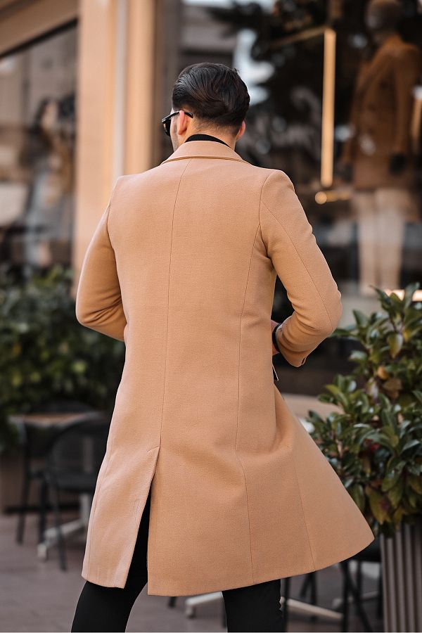 Mens slim sale fit coat