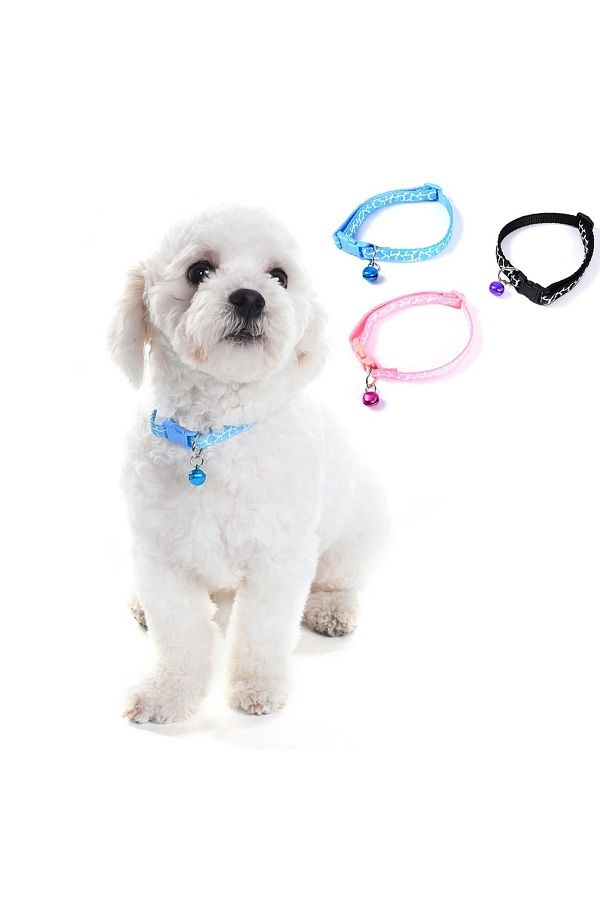 SARFEX Dog Collar with Bell Puppy Small Breed Neck Collar Adjustable Bell Rattle Collar Trendyol