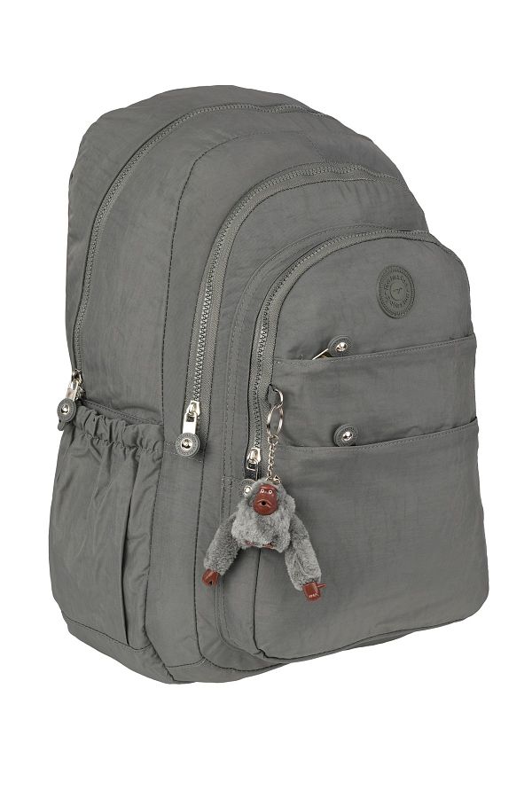 RKY SERENITY-Relaxion Gray Waterproof Clinker Fabric Multi-Compartment Backpack with Large Internal Volume 1