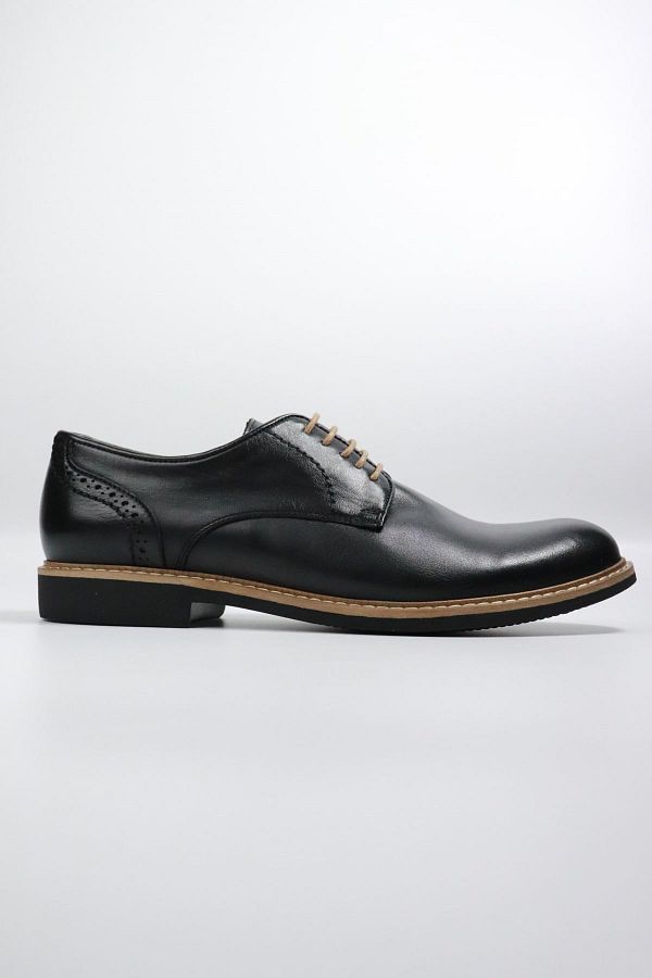 Freefoot-- 2650-2 Black Genuine Leather Thin Sole Men's Classic Shoes 1