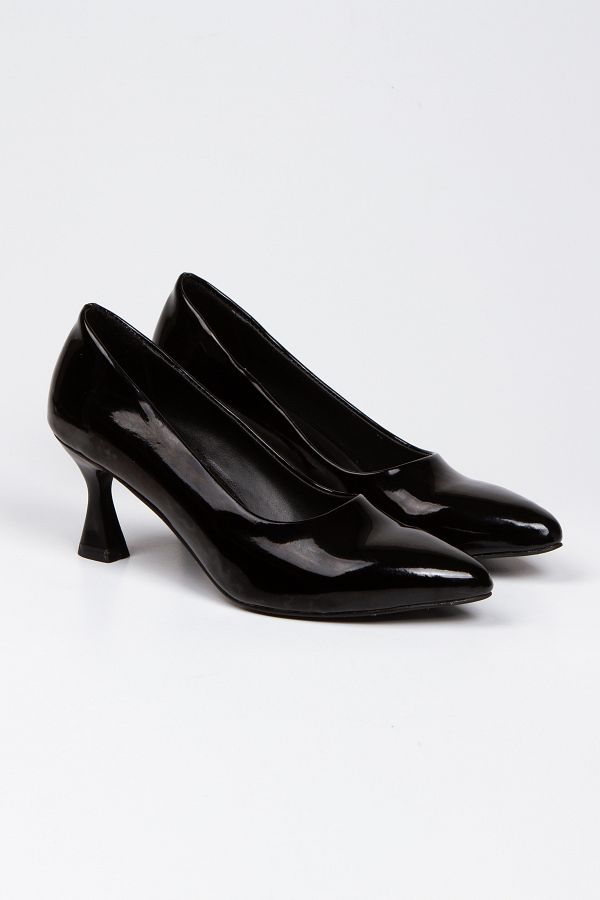 elvinshoes Black Patent Leather Stilettos Trendyol