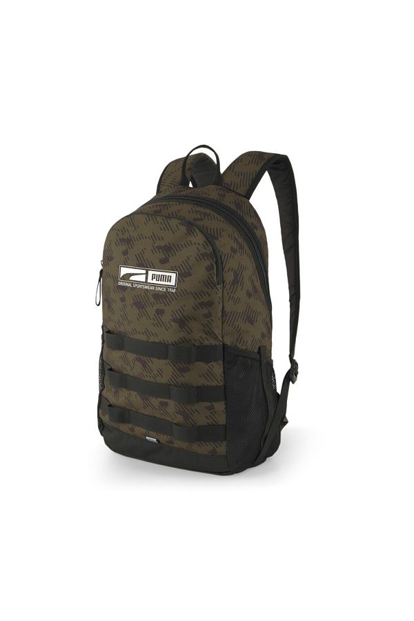 Puma-078872-04 Style Backpack Burnt Green Camouflage Pattern Backpack 1