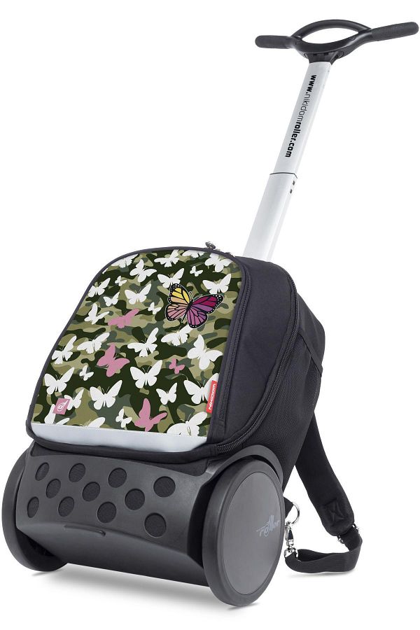 Nikidom Roller Up Junior High School Squeegee School Bag with Strap X Large Butterfly Camo 10 Years with Gift Trendyol
