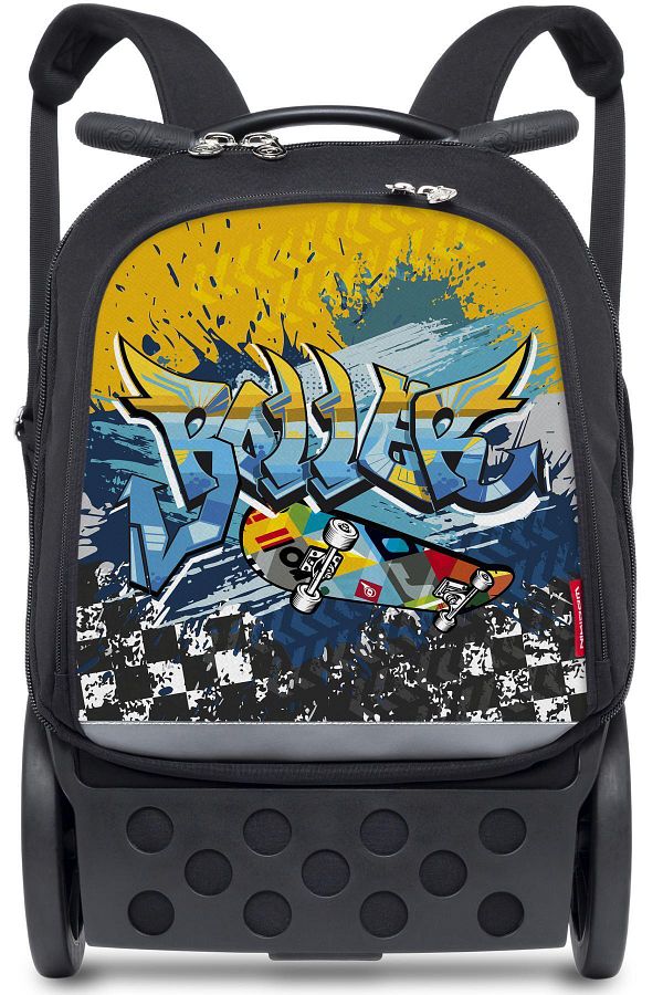 Nikidom Roller Up Strap School Bag with Squeegee and Wheels L Street Style Trendyol