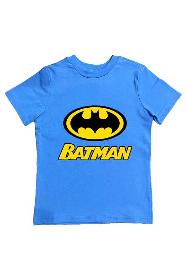 Batman Children s Summer T Shirt Printed Cotton Combed Trendyol