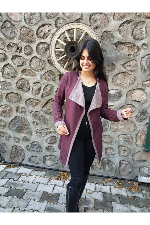 Burgundy shawl cardigan sale
