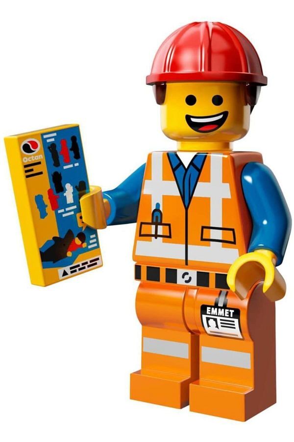 LEGO-Minifigure Movie Series 1 71004 Hard Hat Emmet 1
