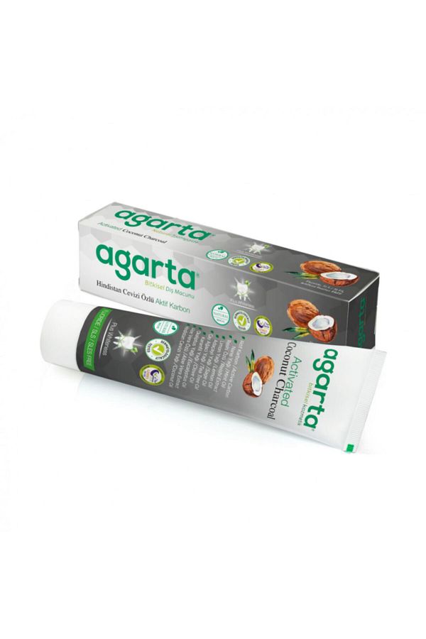 Agarta-معجون أسنان بالكربون المنشط الطبيعي 100 مل 1