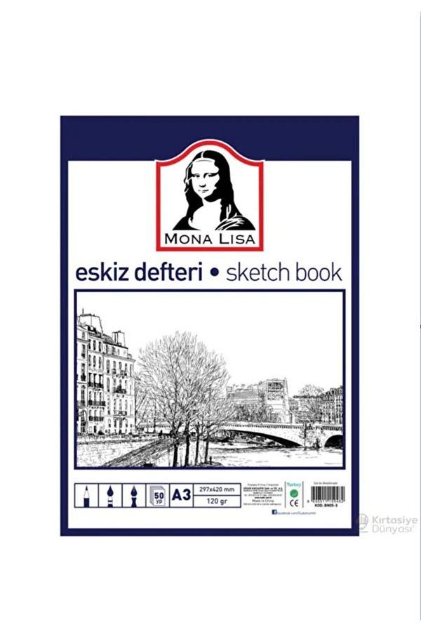 Südor-MONA LISA A3 STITCHED ANCIENT BOOK 1