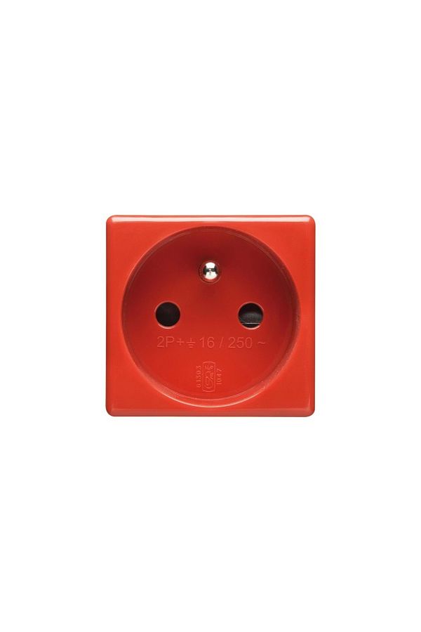 Gewiss-UPS Socket 2M 2P+T 16A 2M Red 1