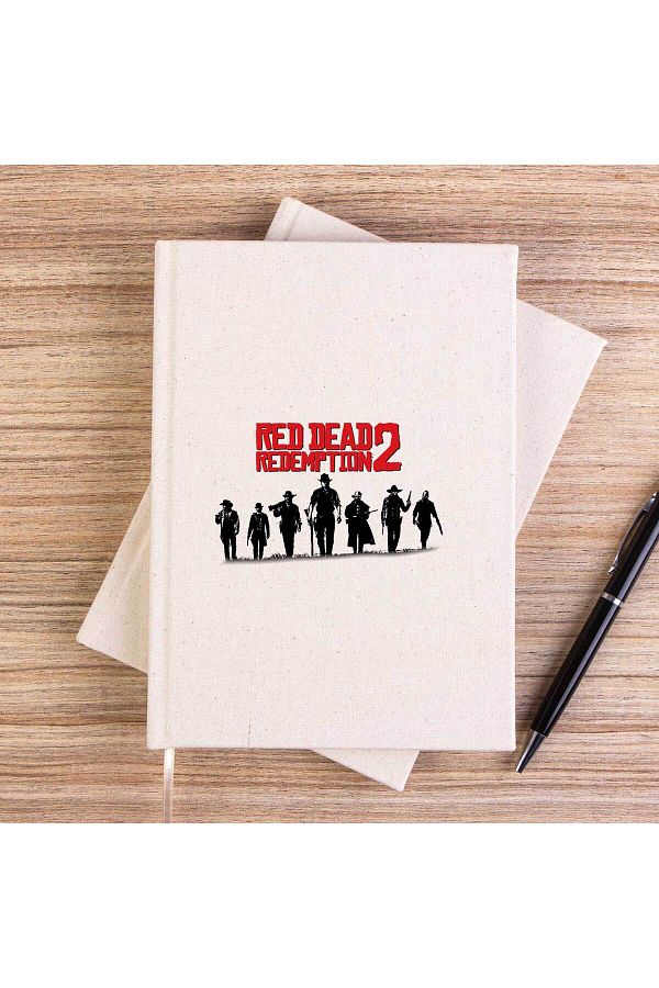 Z zepplin-Red Dead Redemption 2 Poster Unlined Canvas Notebook 1