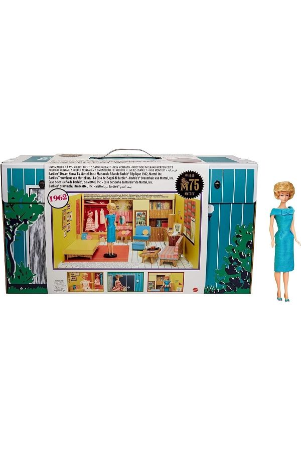 Barbie Chick Barbie Toy 75 Anniversary Signature Retro Dream Villa 1962 GNC38 Trendyol