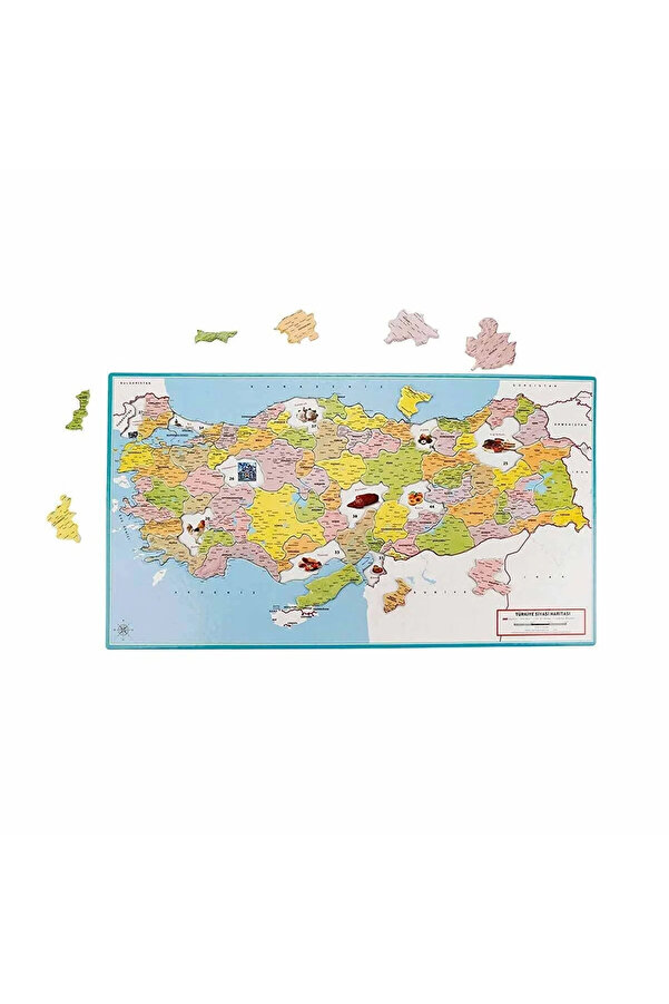 Depomiks Avm Çocuk Puzzle Türkiye Haritası - Harita Puzzle - Türkiye Haritası Puzzle