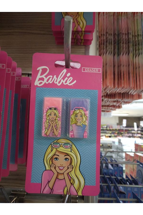 Barbie eraser set new arrivals