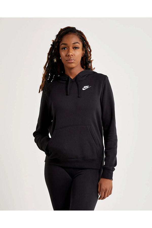 Nike Women Sportswear Club Fleece Pullover Hoodie Women s Black Sweatshirt Trendyol