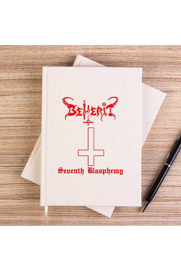 Z zepplin-Beherit Seventh Blasphemy دفتر قماش غير مبطن 1
