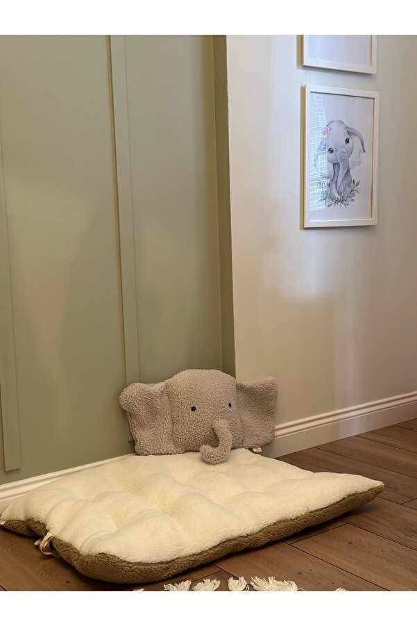 vivimade Çocuk Bebek Oyun Minderi Çift Taraflı Peluş