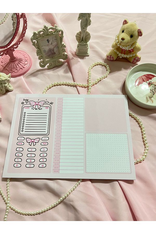 merccuri crafts-call from heaven glued a4 multi-purpose detailed to do list / planner notepad notebook 1