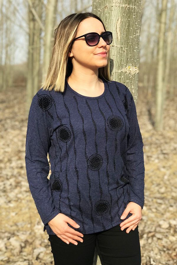 Dincerler tekstil Women s Wool Viscose Seasonal Mother Combed Cotton Blouse Trendyol