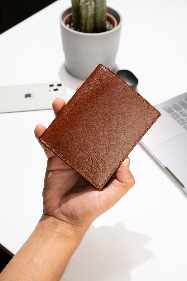 Newish Genuine Leather Tan Men S Coin Purse Polite Men S Wallet Trendyol
