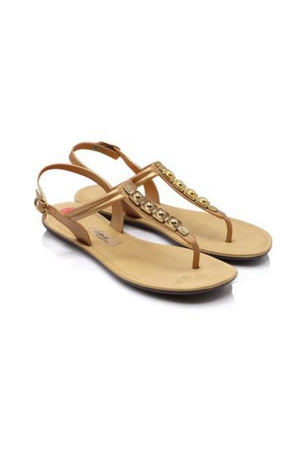 Grendha Sense Jewel Sand Beige Women s Sandals Trendyol