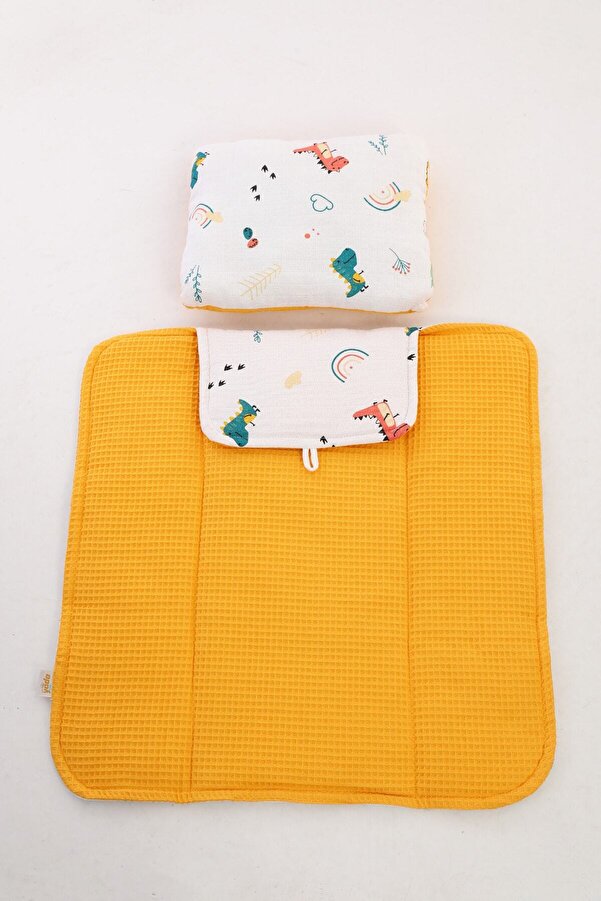 Yada Baby Müslin-waffle Pike Yastıklı Bebek Alt Açma Minderi