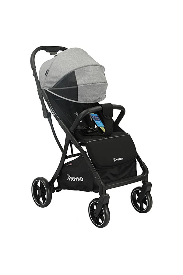 Yoyko Yeni Max Kabin Boy Tek Elle Otomatik Katlanan Pratik Bebek Arabası Siyah