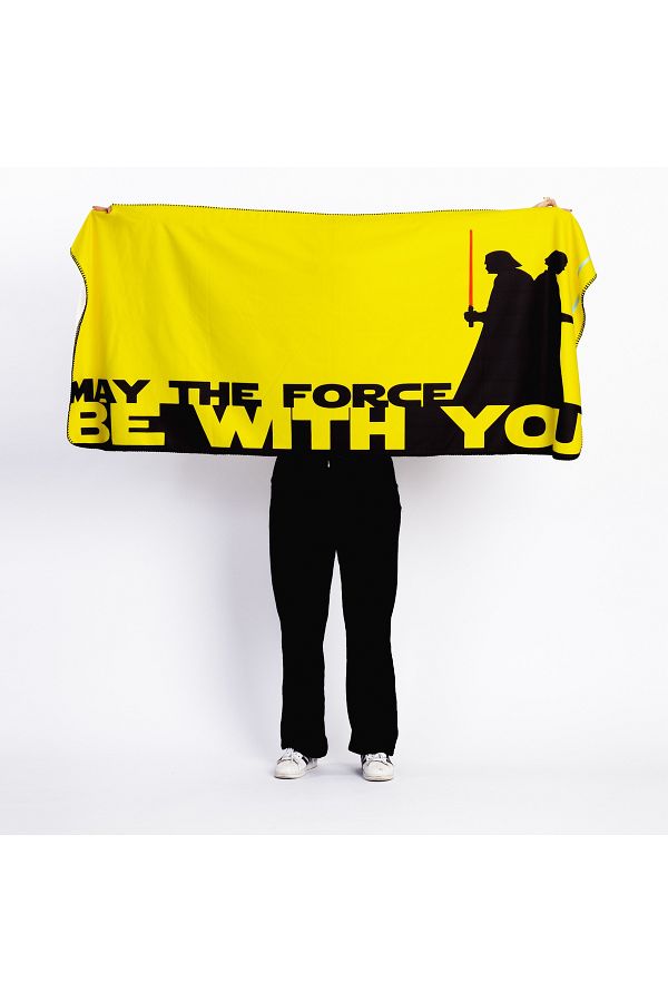 The Lucid Lab-May the Force Be with You - Star Wars Fleece Throw Blanket 1
