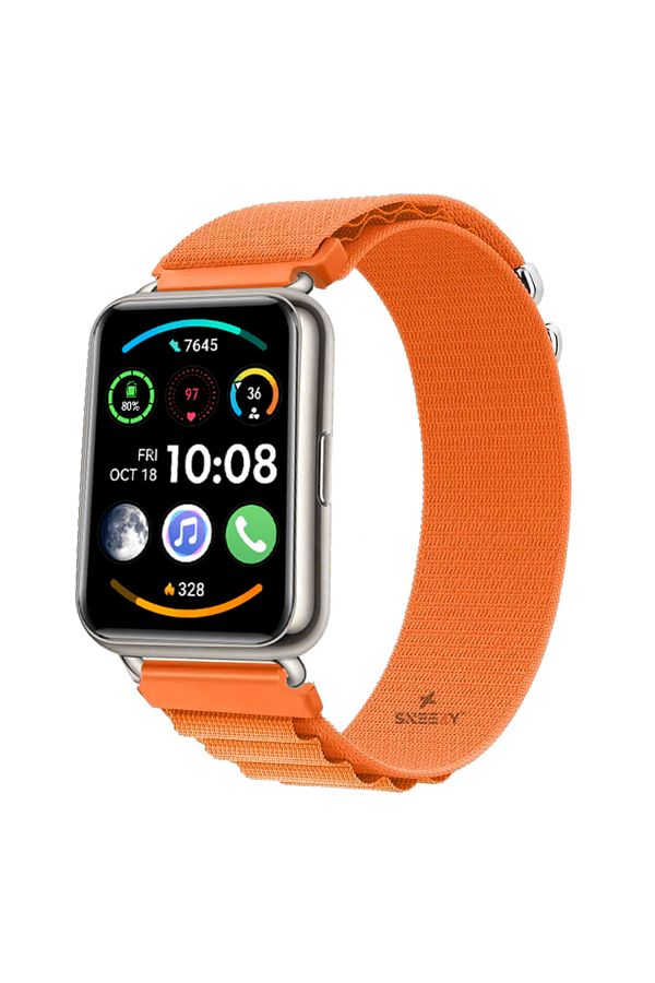 Sneezy-Custom Frost Design Alpine Loop Durable Smart Watch Strap For Huawei Watch Fit / Fit New Series 1