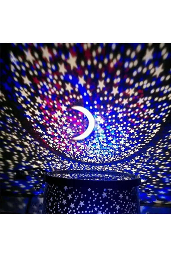 STLIFE Yıldızlı Gökyüzü Projeksiyon Yansıtmalı Çocuk Bebek Odası Lamba Renkli Gece Lambası