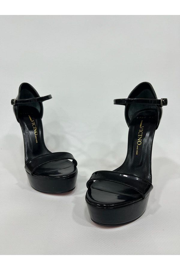 VICINO Genuine leather stiletto heel shoes Trendyol