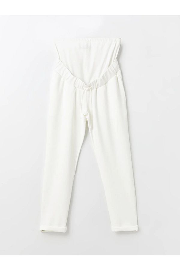 LC Waikiki-LCWAIKIKI Maternity Maternity Sweatpants with Elastic Waist and Abdominal Panel 1