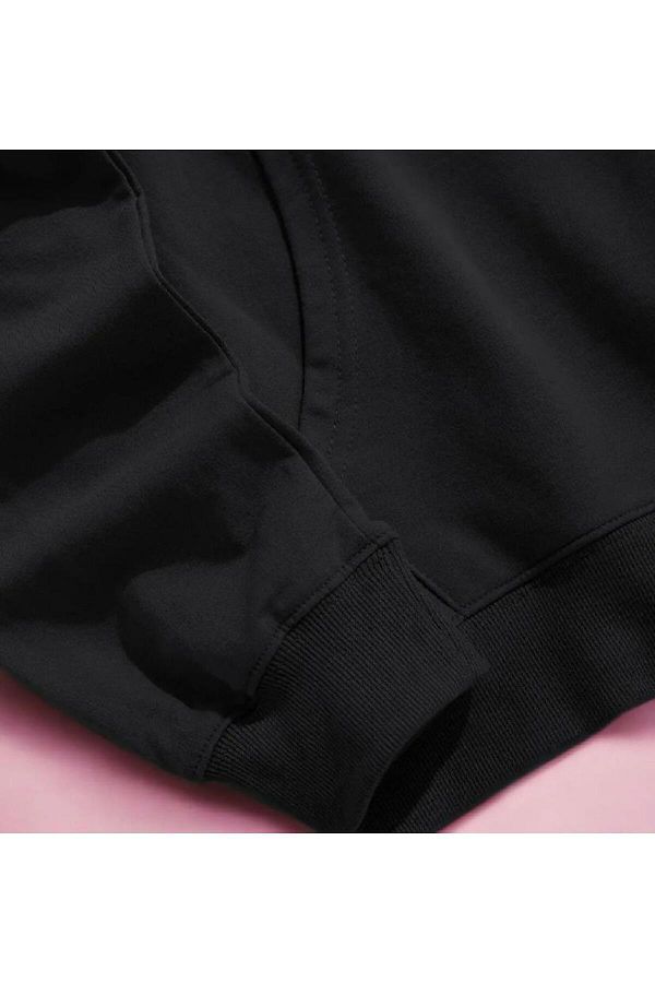 Odin Avis COPY UNISEX Black 3 Thread Oversize SOMETHING PRINT Sweatshirt Trendyol