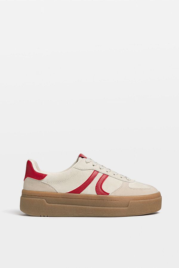 Stradivarius Flat Platform Sneakers Trendyol