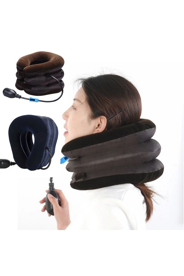 STLIFE-Orthopedic Pillow Cervical Neck Pain Travel Pillow Inflatable Pillow Neck Hernia Sitting Disorder 1