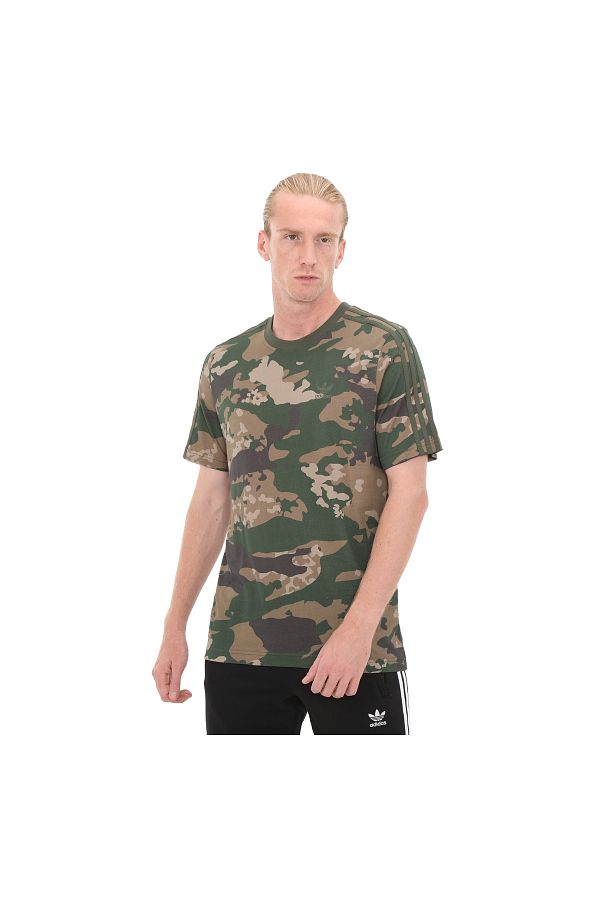 adidas Men s Green Adidas Camo Aop T Shirt IP0282 E Trendyol