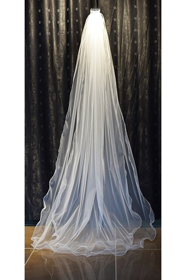 paris in paris Two-Layer Long Wedding Dress Veil and Wedding Veil
