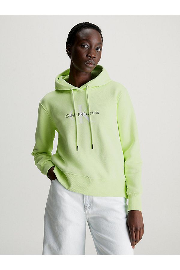 Calvin Klein Sweatshirt Green Regular fit Trendyol