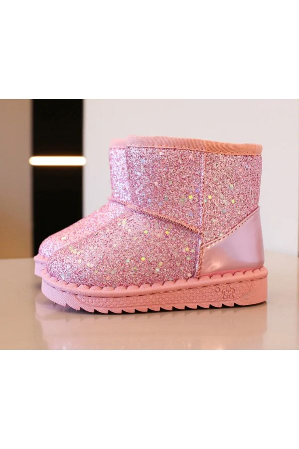 BATALLI-Shiny Glitter Children's Boots - Sequin Design 1
