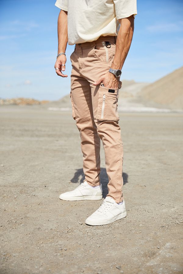 FRANKNESS JEANS Tactical Cargo Pants Zipper Pocket Lycra Trendyol
