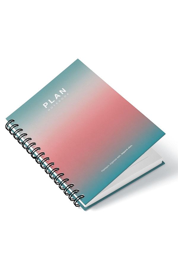 Deep Notebook-Timeless Planner Agenda A5 Spiral Color Transition Colorful Design 1