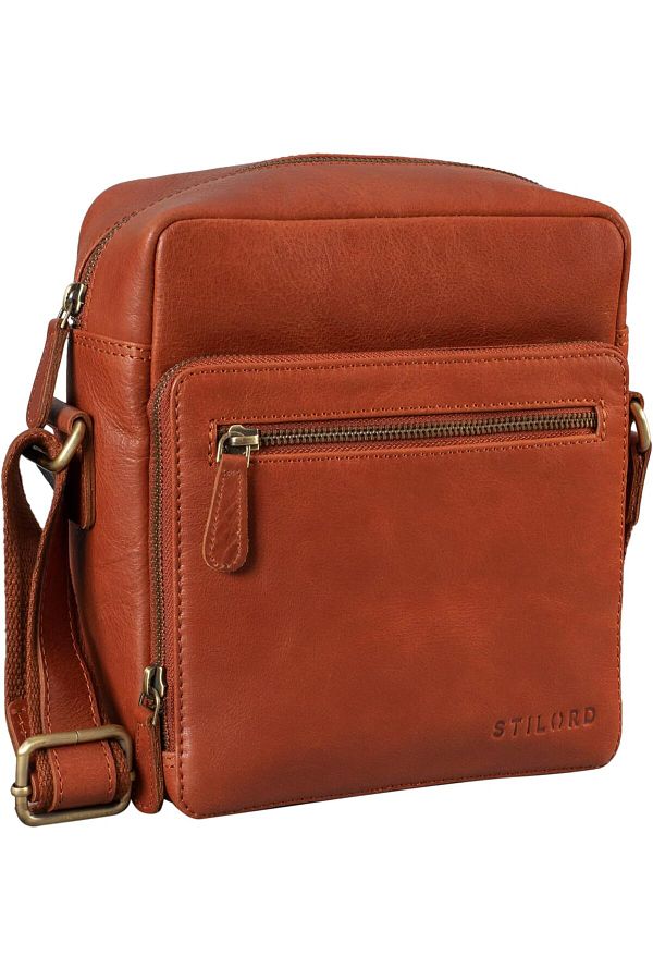 STILORD Vintage Brown Genuine Leather Shoulder Bag Functional Design and Classic Style Trendyol