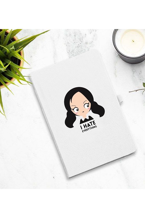 Yaprak Hediyelik-Wednesday Addams Themed Notebook - 2 1