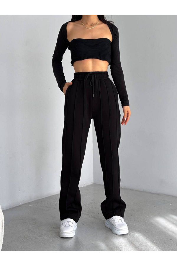 CH C FASHION Winter 3 Thread Sweatpants with Wool Inside Trendyol