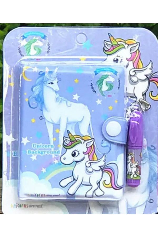 BLA GROUP-Set de pixuri mini caiet drăguț UNICORN Unicorn 1