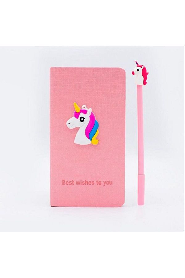 BLA GROUP-Cute Notebook Unicorn Cute Glossy Figured Notebook Diary Notebook Unlined 1