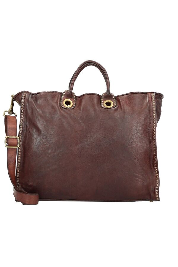 Campomaggi Handtasche Leder 40 cm