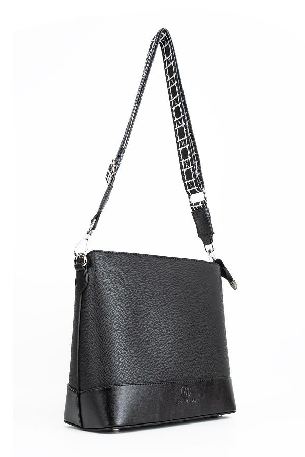 HNB-Madame Vera Mv011 Istanbul Black Shoulder Bag - Crossbody, Rk 1